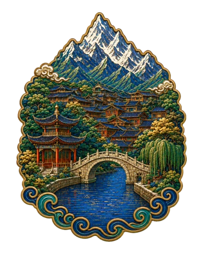 丽江勋章，雪山之下的古城与流水