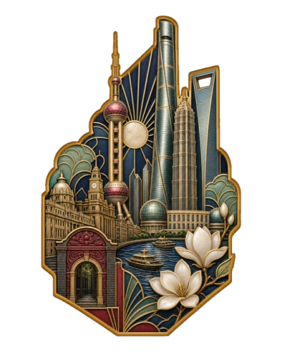 上海勋章，滨江天际线与白玉兰
